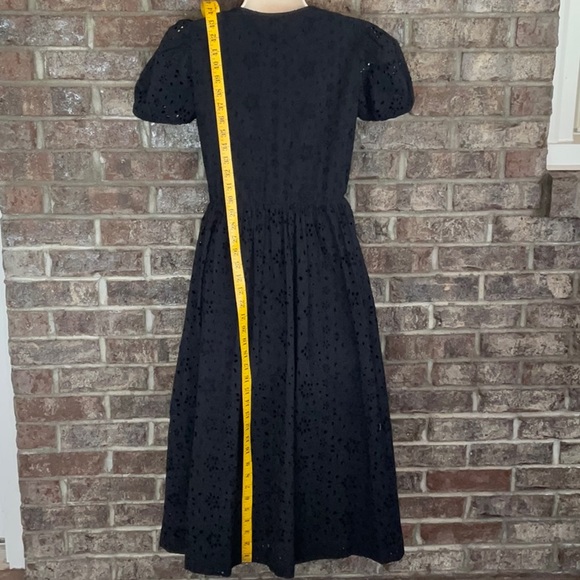 NWT J.CREW black short-sleeved dress with pockets and v neck - Picture 8 of 14